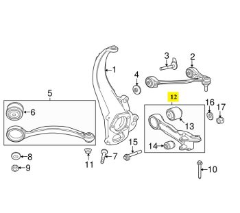 IMS GENUINE JAGUAR NEW LEFT FRONT LOWER SUSPENSION ARM C2D35201 - JAGUAR XJ X351 2007-PRESENT