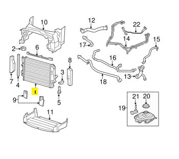 IMS GENUINE JAGUAR NEW RADIATOR C2D38735 - JAGUAR XF X260/ XJ X351 2007-PRESENT