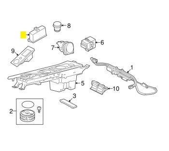 IMS GENUINE JAGUAR NEW PARKING MODULE C2Z1768 - XF X260 2009-PRESENT