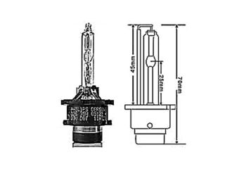 IMS GENUINE BENTLEY NEW XENON BULB D2S-35W-85122 - BENTLEY CONTINENTAL FLYING SPUR 2003-2012