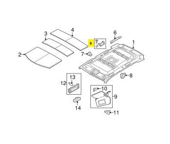 IMS GENUINE RANGE ROVER GRAB HANDLE EDN000010NUG-RANGE ROVER VOGUE L322 2002-2012