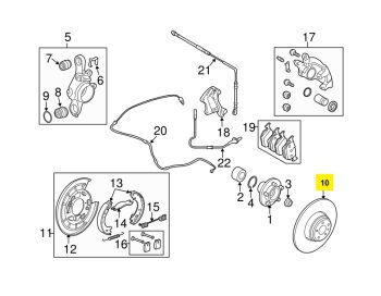 IMS GENUINE RANGE ROVER BRAKE DISC REAR LR016192-RANGE ROVER SPORT L320 2009-2012