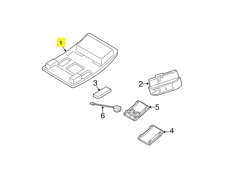IMS GENUINE RANGE ROVER OVERHEAD CONSOLE LR019337-RANGE ROVER SPORT L320 2009-2012