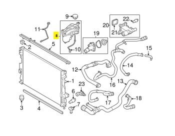 IMS GENUINE RANGE ROVER EXPANSION TANK LR024296-RANGE ROVER EVOQUE L538 2012-2015