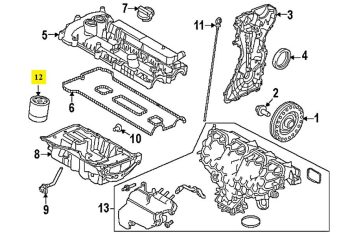 IMS GENUINE RANGE ROVER NEW OIL FILTER LR096524 - RANGE ROVER DISCOVERY L319/ EVOQUE L538 2.0L 2009-PRESENT