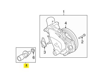 IMS GENUINE RANGE ROVER WATER PUMP TUBE LR028136-RANGE ROVER VOGUE L405 5.0 2013-PRESENT