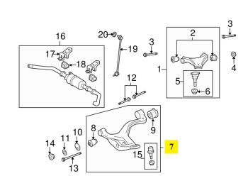 IMS GENUINE RANGE ROVER LOWER SUSPENSION ARM LEFT LR029302-RANGE ROVER SPORT L494 2014-PRESENT