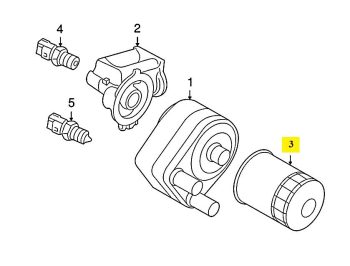 IMS GENUINE RANGE ROVER NEW OIL FILTER LR031439 - RANGE ROVER DISCOVERY L319/ SPORT L320/ VOGUE L322 4.2/4.4L SUPERCHARGED V8 2002-2012