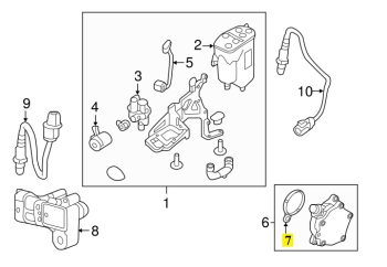 IMS GENUINE RANGE ROVER SEAL AIR PUMP LR039593-RANGE ROVER EVOQUE L538 2.2L  2011-PRESENT