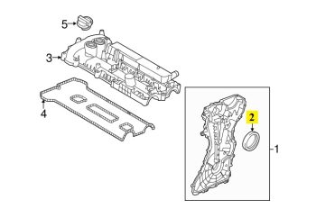 IMS GENUINE RANGE ROVER CRANKSHAFT OIL SEAL LR043291-RANGE ROVER EVOQUE L538 2011-PRESENT