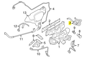 IMS GENUINE RANGE ROVER TURBO VALVE LR048511-RANGE ROVER EVOQUE L5382.0L 2011-PRESENT