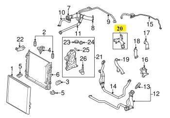 IMS GENUINE RANGE ROVER WATER INLET TUBE LR050934 C2Z18658- RANGE ROVER 5.0L 2013-PRESENT
