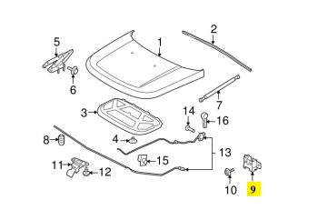 IMS GENUINE RANGE ROVER LATCH RIGHT LR065340-RANGE ROVER VOGUE SPORT DISCOVERY VELAR EVOQUE L405 L494 L319 L560 L538