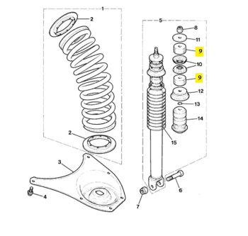 IMS GENUINE JAGUAR NEW ISOLATOR MMD2144AA - JAGUAR XJ X300 1994-2003