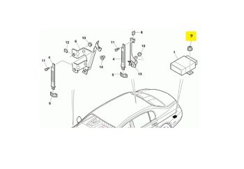 IMS GENUINE BENTLEY NEW NUT N10261302 - BENTLEY CONTINENTAL FLYING SPUR/ CONTINENTAL GT/ CONTINENTAL SUPERSPORTS 2003-2012