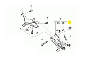 IMS GENUINE BENTLEY NEW NUT UPPER ARM N10272302 - BENTLEY BENTAYGA/ CONTINENTAL FLYING SPUR/ CONTINENTAL GT/ CONTINENTAL GTC/ CONTINENTAL SUPERSPORTS 2003-PRESENT