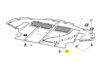 IMS GENUINE BENTLEY NEW SCREW ROUND HEAD N90983501 - BENTLEY CONTINENTAL FLYING SPUR/ CONTINENTAL GT 2003-2012