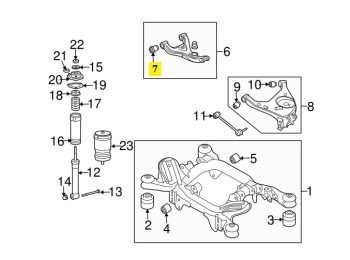 IMS GENUINE RANGE ROVER UPPER CONTROL ARM BUSH FRONT RGX000080-RANGE ROVER SPORT L320 2009-2012