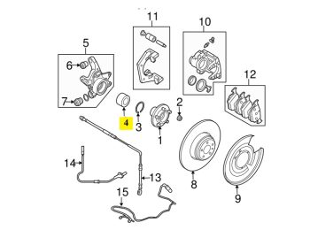 IMS GENUINE RANGE ROVER  WHEEL BEARING REAR RLB000011-RANGE ROVER SPORT L320 2009-2012