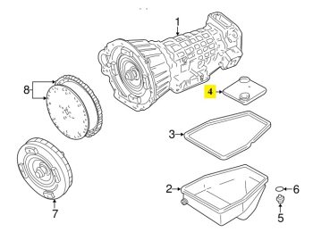 IMS GENUINE RANGE ROVER  AUTO FILTER RTC4653-RANGE ROVER DISCOVERY SERIES 1 1989-1998