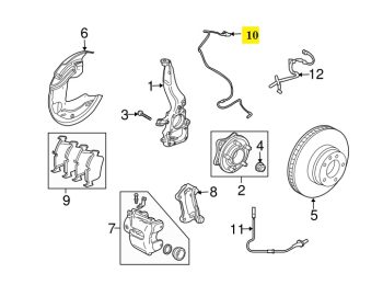 IMS GENUINE RANGE ROVER  BRAKE SENSOR FRONT SEM500080-RANGE ROVER SPORT L320 2009-2012