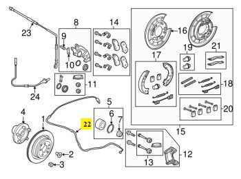 IMS GENUINE RANGE ROVER  BRAKE SENSOR REAR SOE000025-RANGE ROVER SPORT L320 2009-2012