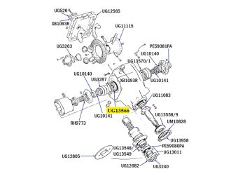 IMS GENUINE ROLLS ROYCE NEW RIGHT DIFFERENTIAL TAPE BEARING CONE UG13566 - ROLLS ROYCE SILVER SHADOW 1965-1980