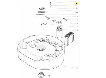 IMS GENUINE BENTLEY NEW ROAD WHEEL SCREW KEY SET WHT001815 - BENTLEY CONTINENTAL FLYING SPUR/ CONTINENTAL GT/ CONTINENTAL GTC/ CONTINENTAL SUPERSPORTS 2003-PRESENT