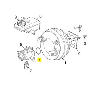 IMS GENUINE JAGUAR NEW O'RING FRONT MASTER PUMP XR852447 - JAGUAR F TYPE COUPE/ XK 2006-PRESENT